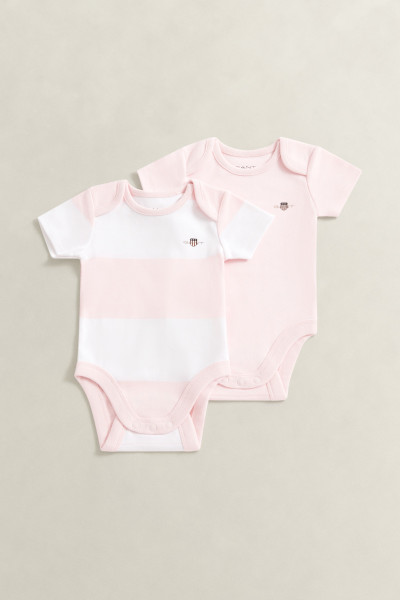 DĚTSKÝ SET GANT 2 PACK SS STRIPED ROMPER - Fotografie č. 1