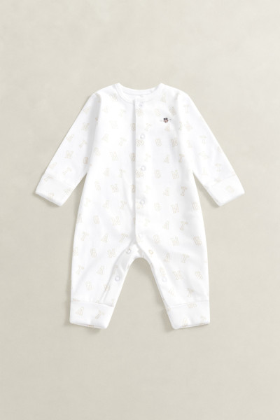 PYŽAMO GANT MONOGRAM LS SLEEPSUIT - Fotografie č. 1
