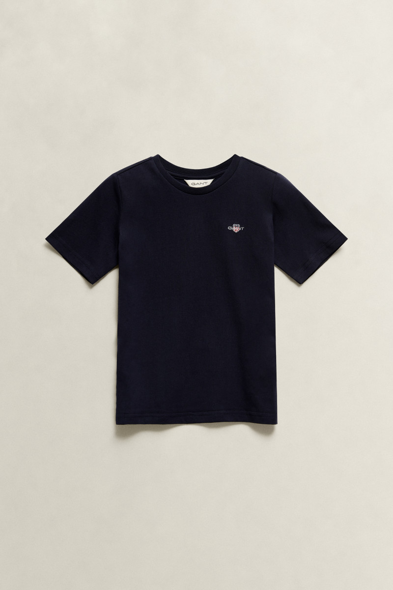 TRIČKO GANT SHIELD SS T-SHIRT EVENING BLUE