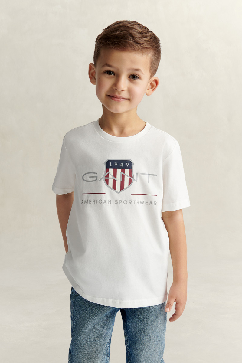 TRIČKO GANT ARCHIVE SHIELD SS T-SHIRT WHITE