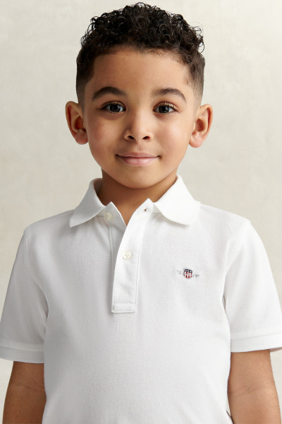 POLOKOŠILE GANT SHIELD PIQUE SS POLO SHIRT - Fotografie č. 4
