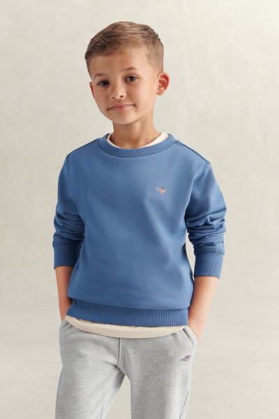 MIKINA GANT SHIELD CREW NECK SWEATSHIRT - Fotografia č. 1