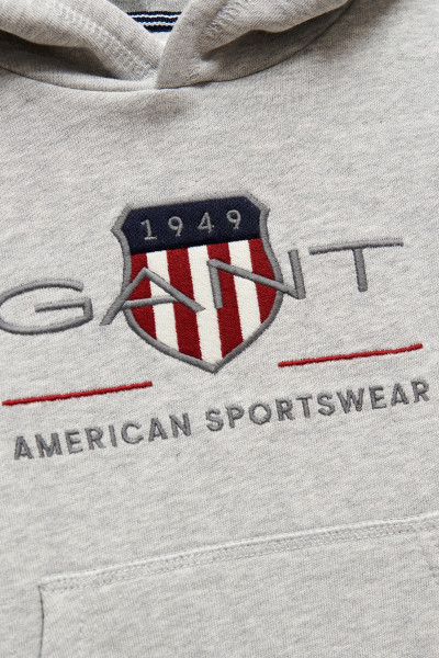 MELEGÍTŐFELSŐ GANT ARCHIVE SHIELD HOODIE - Kép 2