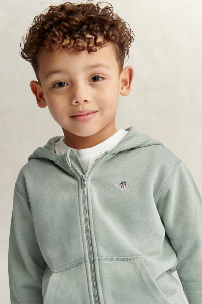 MIKINA GANT SHIELD FULL ZIP HOODIE - Fotografia č. 3