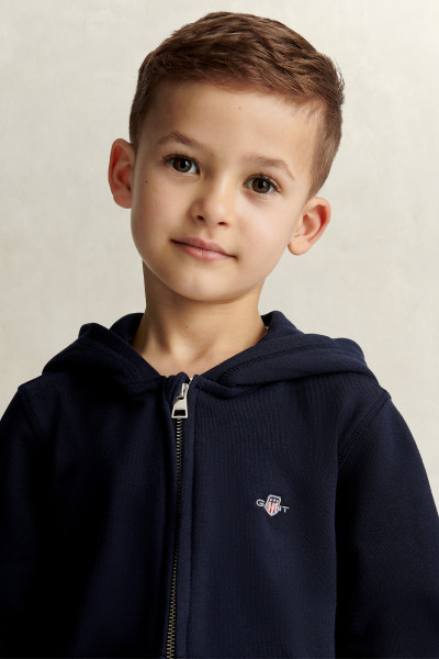 MELEGÍTŐFELSŐ GANT SHIELD FULL ZIP HOODIE - Kép 4