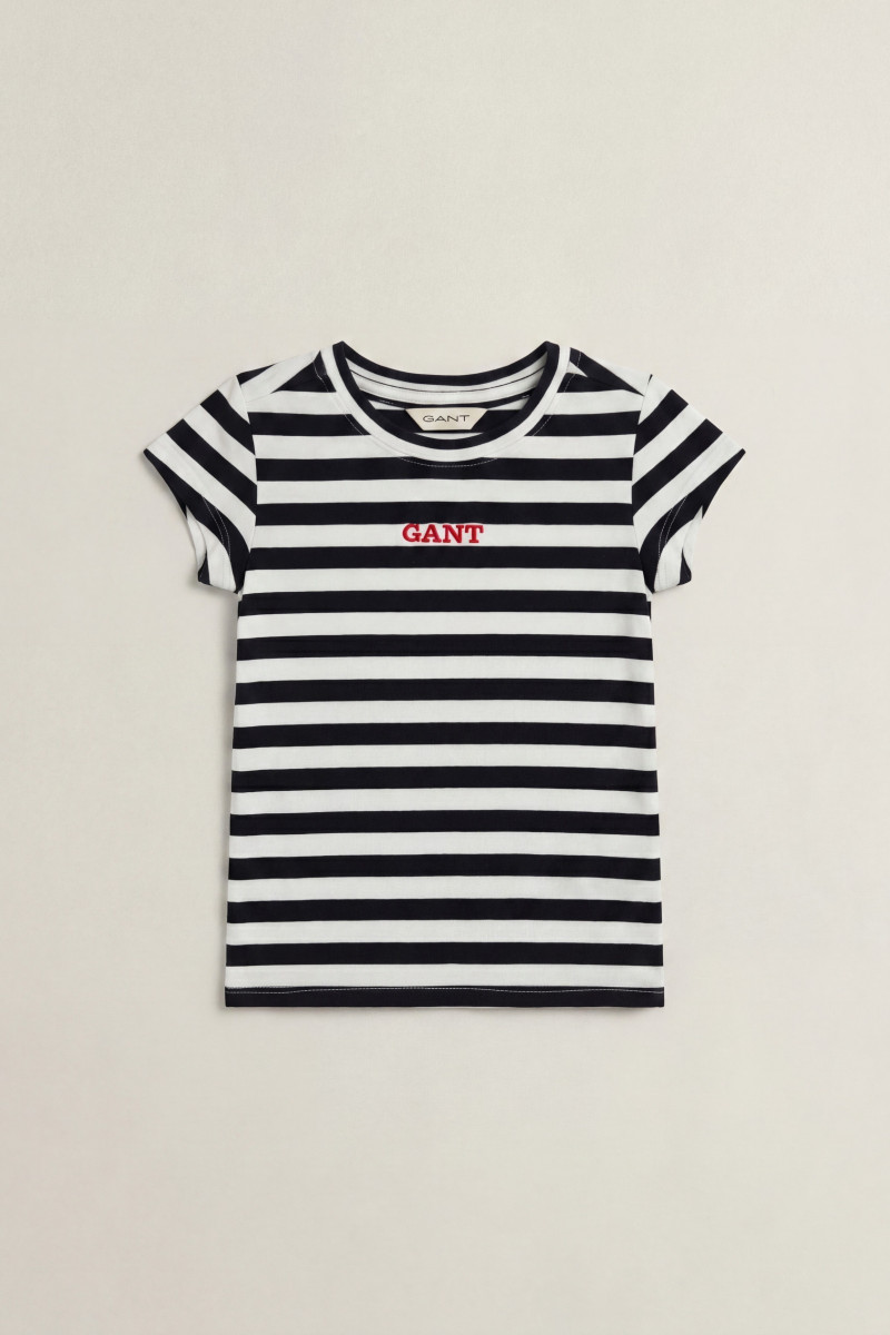 E-shop TRIČKO GANT STRIPE CAP SLEEVE TOP EVENING BLUE