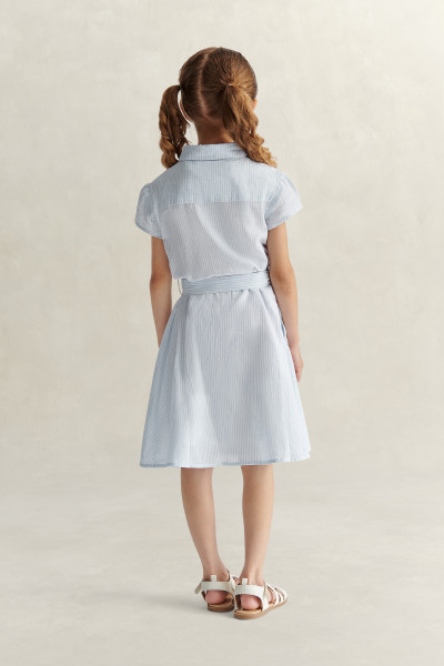 ŠATY GANT STRIPPED SHIRT DRESS - Fotografia č. 2