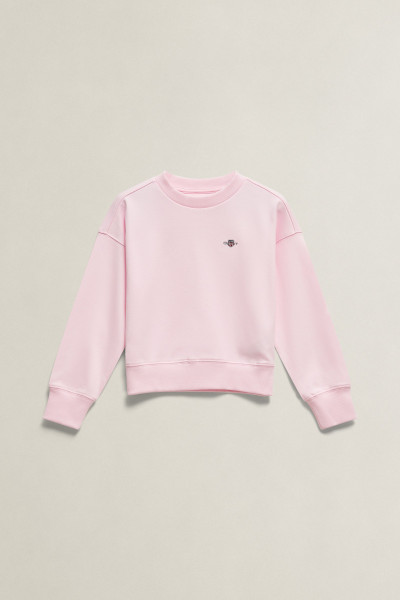 MIKINA GANT SHIELD OVERSIZE CREW NECK SWEATSHIRT - Fotografia č. 6