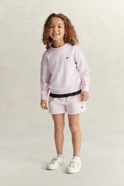 MIKINA GANT SHIELD OVERSIZE CREW NECK SWEATSHIRT - Fotografia č. 4
