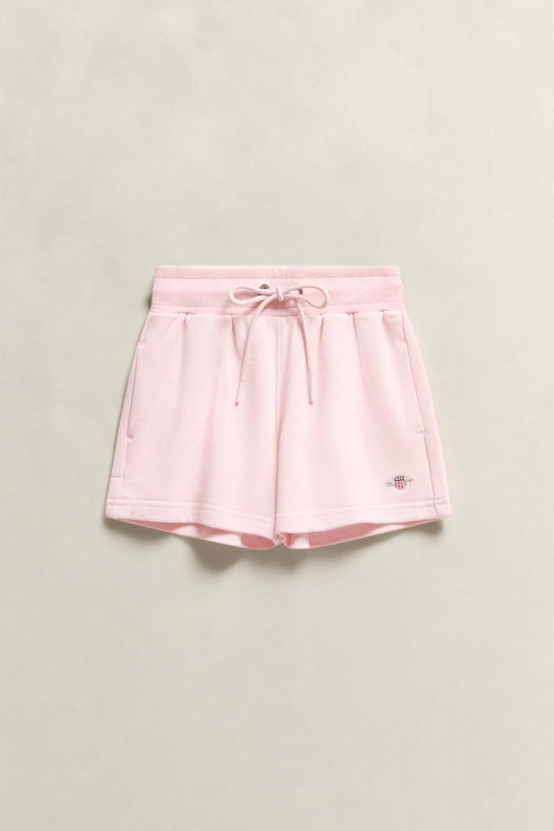 TEPLÁKOVÉ ŠORTKY GANT SHIELD SWEAT SHORT LIGHT PINK