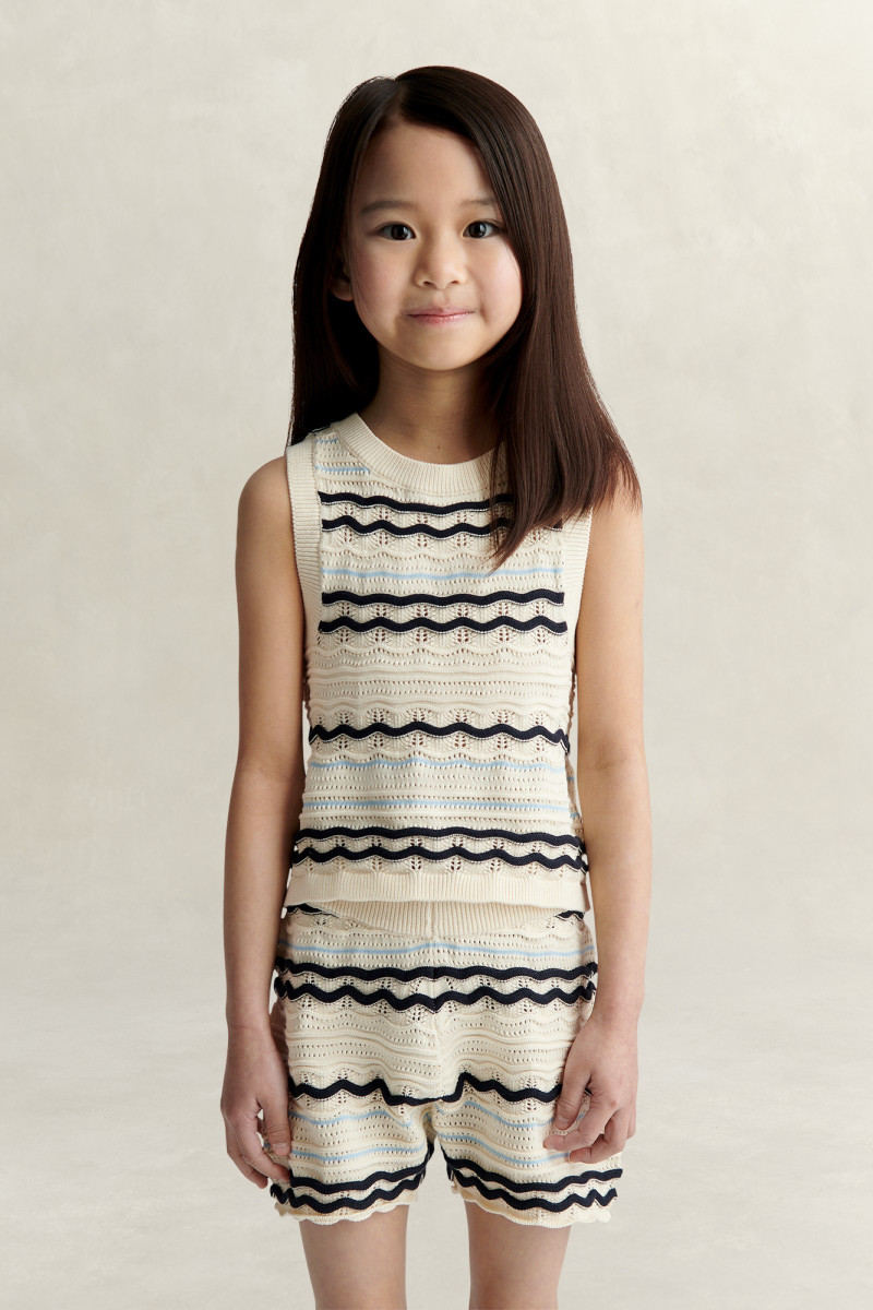 E-shop TRIČKO GANT KNITTED VEST TOP CREAM