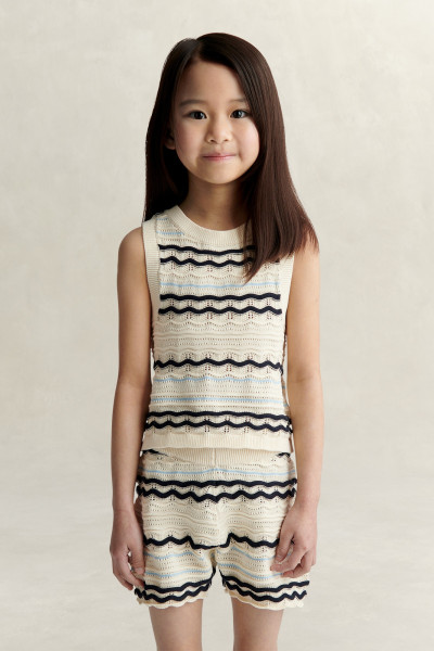 TRIČKO GANT KNITTED VEST TOP - Fotografia č. 1