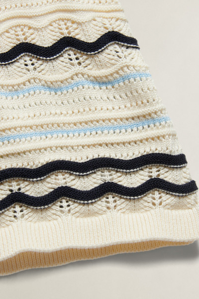 TRIČKO GANT KNITTED VEST TOP - Fotografia č. 6