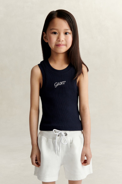 TRIČKO GANT LOGO RIB VEST - Fotografia č. 1