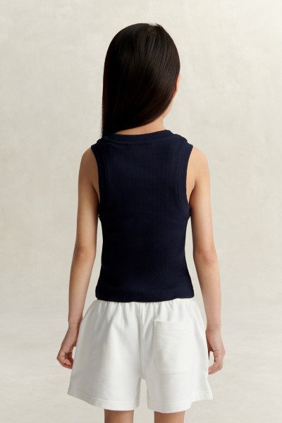 PÓLÓ GANT LOGO RIB VEST - Kép 2