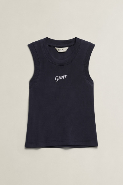 PÓLÓ GANT LOGO RIB VEST - Kép 5