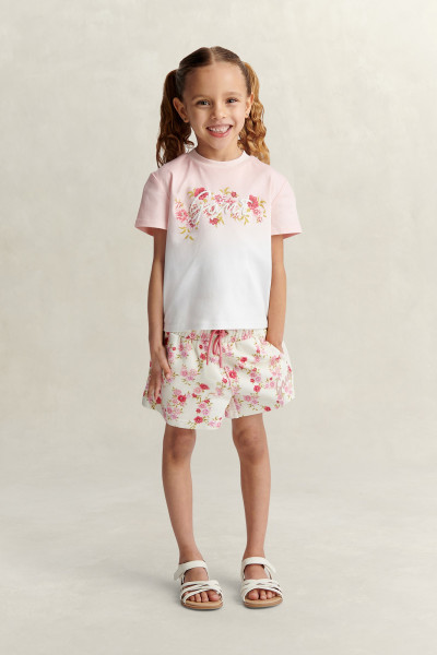 TEPLÁKOVÉ ŠORTKY GANT FLORAL PRINT SWEAT SHORT - Fotografia č. 3