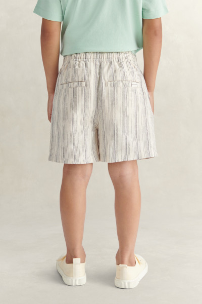 ŠORTKY GANT STRIPED LINEN DRAWSTRING SHORTS - Fotografia č. 2