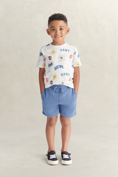 MELEGÍTŐSZETT GANT AOP SS T-SHIRT AND SWEATSHORT SET - Kép 1
