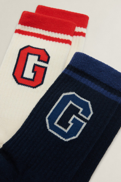 ZOKNI GANT 2 PACK TIPPED G SPORTS SOCK - Kép 2