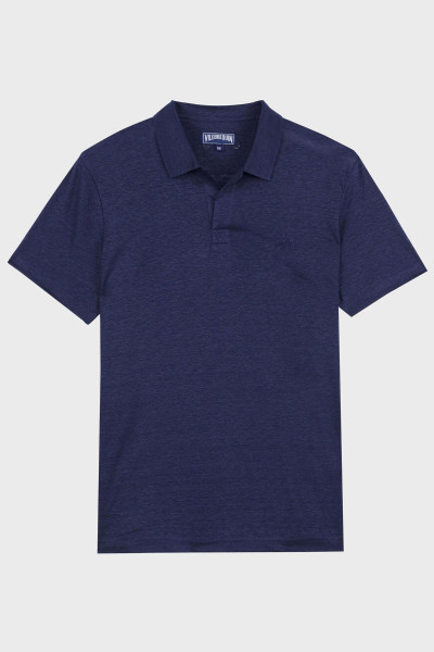 PÓLÓ VILEBREQUIN SOLID LINEN JSY - Kép 5