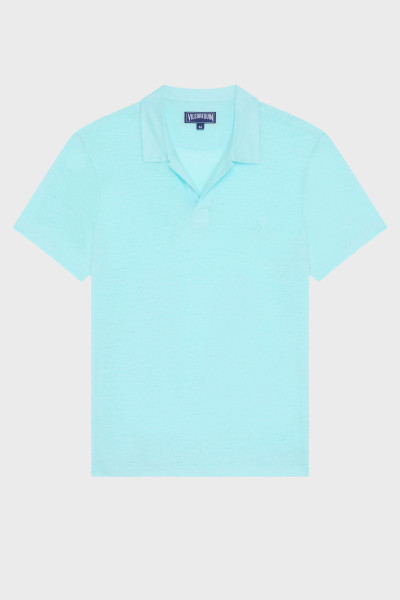 PÓLÓ VILEBREQUIN SOLID LINEN JSY - Kép 3