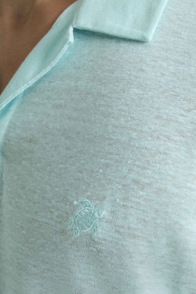 PÓLÓ VILEBREQUIN SOLID LINEN JSY - Kép 6