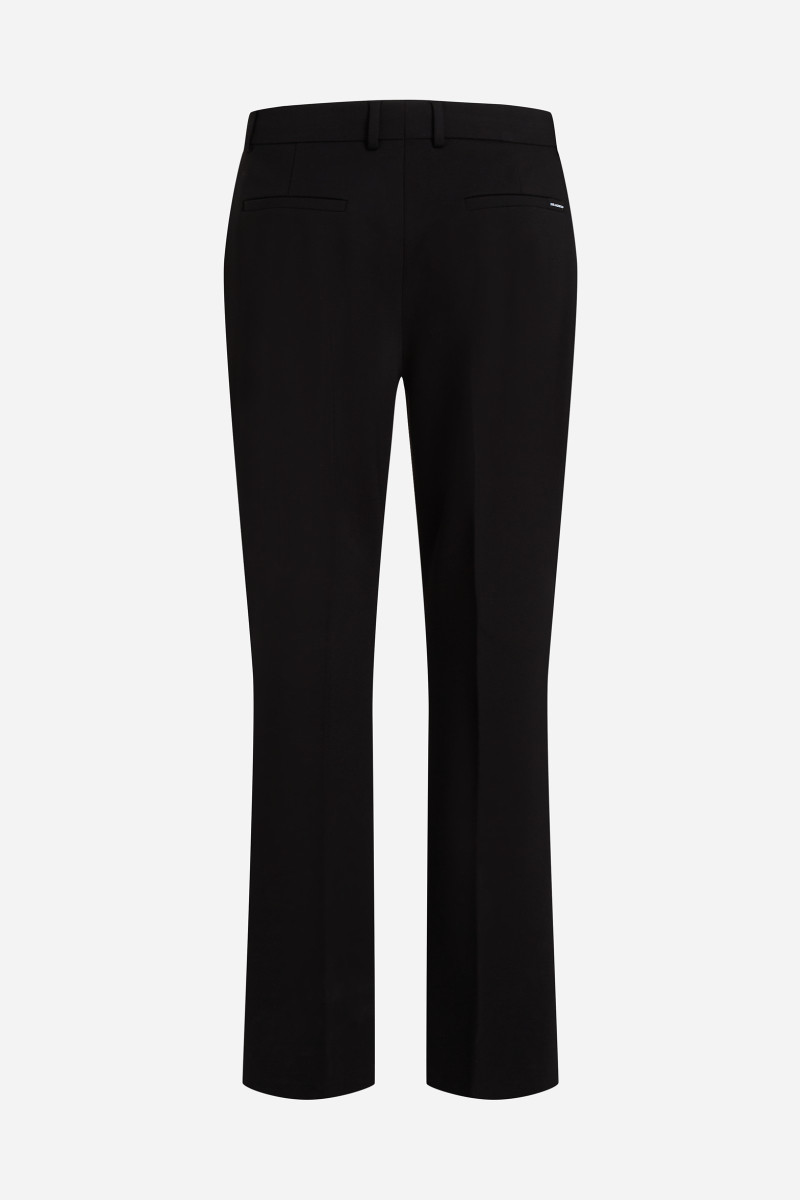 Nohavice Karl Lagerfeld Tailored Punto Pants Black