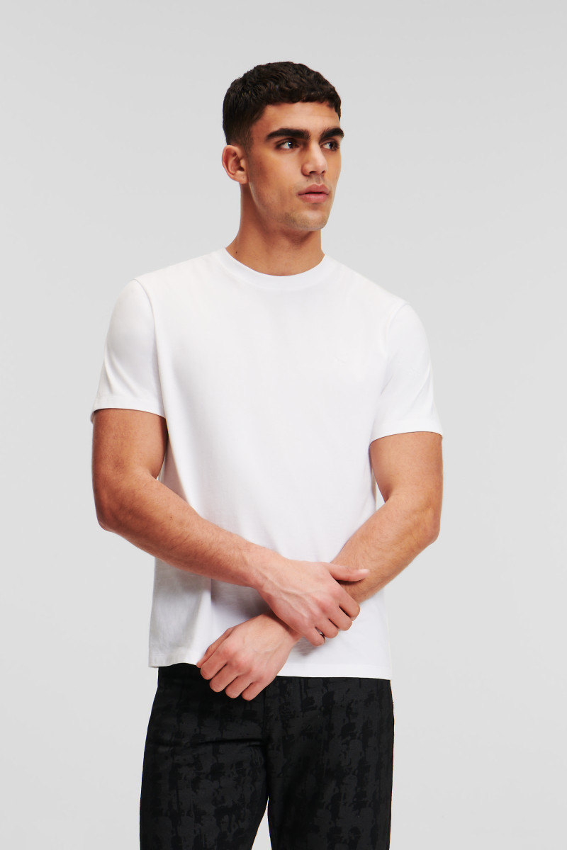 Póló Karl Lagerfeld Kameo Logo T-Shirt White