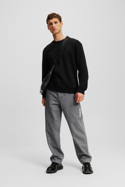 MELEGÍTŐ FELSŐ KARL LAGERFELD KAMEO LOGO SWEATSHIRT - Kép 3