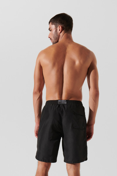 FÜRDŐRUHA KARL LAGERFELD KARL LOGO LONG BOARDSHORTS - Kép 2