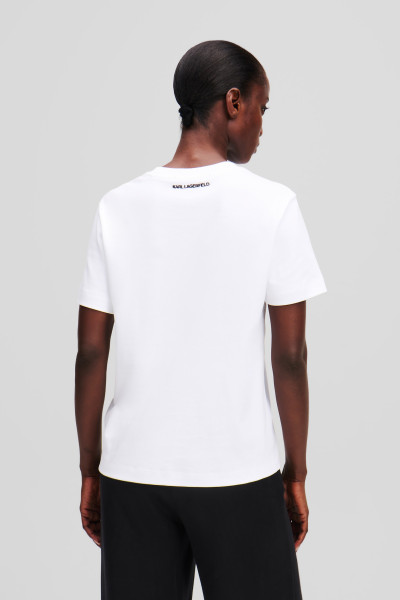 PÓLÓ KARL LAGERFELD IKON AQUARELLE K T-SHIRT - Kép 2