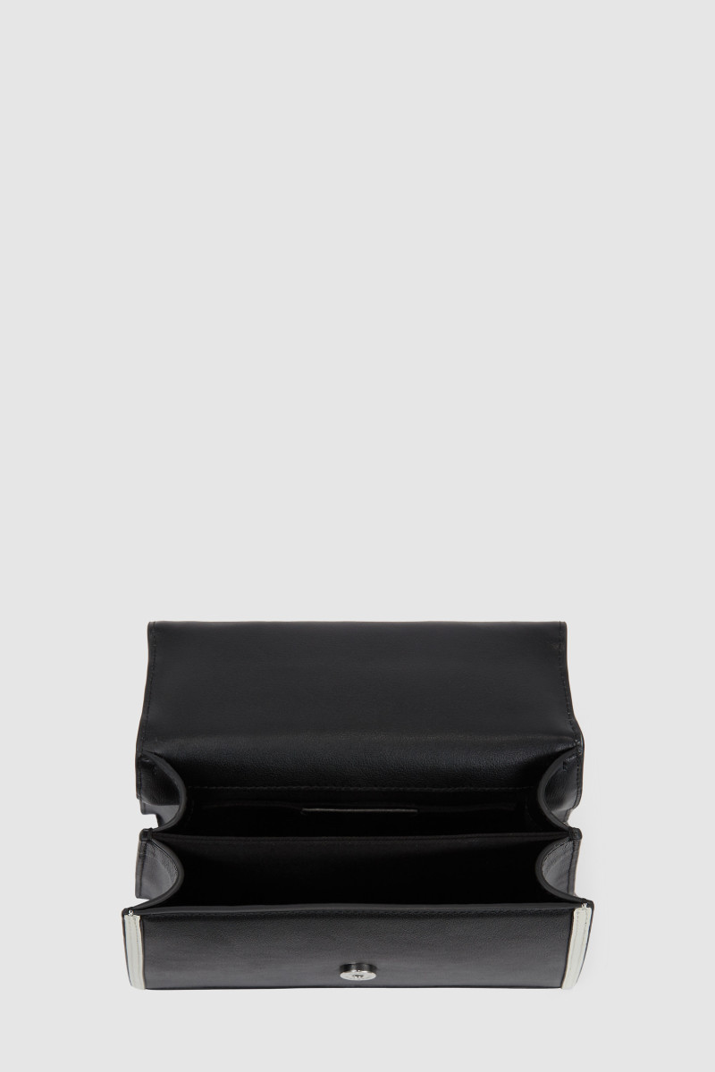 Crossbody Karl Lagerfeld K/Signature 2.0 Sp Sm Cb Bl/Wh Black/White