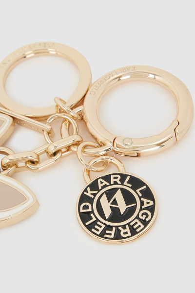 KULCSTARTÓ KARL LAGERFELD IKON CHOUP CHARM KEYCHAIN - Kép 3