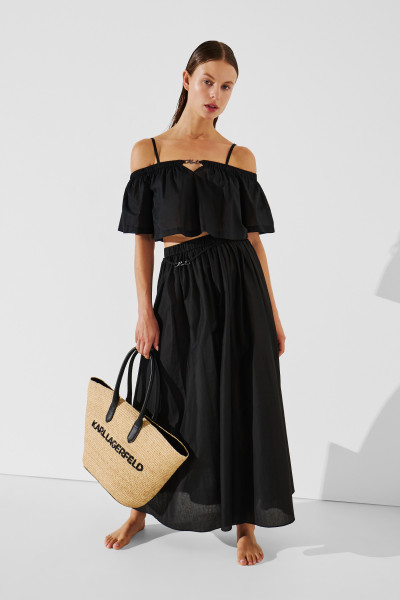 PLÁŽOVÉ OBLEČENÍ KARL LAGERFELD KARL DNA LONG SKIRT - Fotografie č. 3