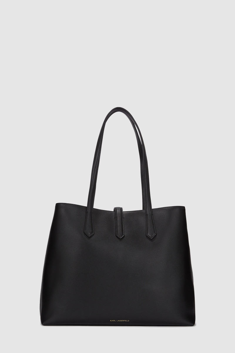 Kabelka Karl Lagerfeld K/Autograph Padlock Md Tote Black/Gold