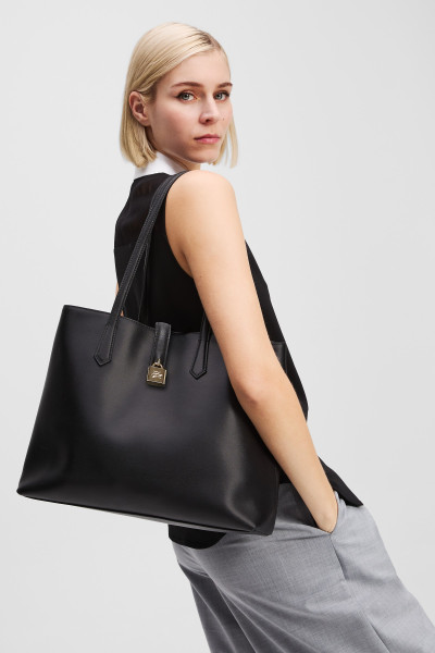 RETIKÜL KARL LAGERFELD K/AUTOGRAPH PADLOCK MD TOTE - Kép 2