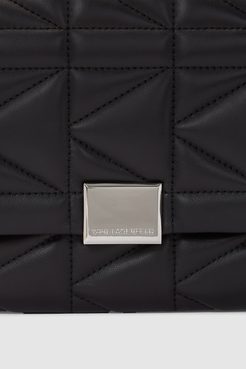 Crossbody Karl Lagerfeld K/Kuilt Top Handle Crossbody Black-Nickel
