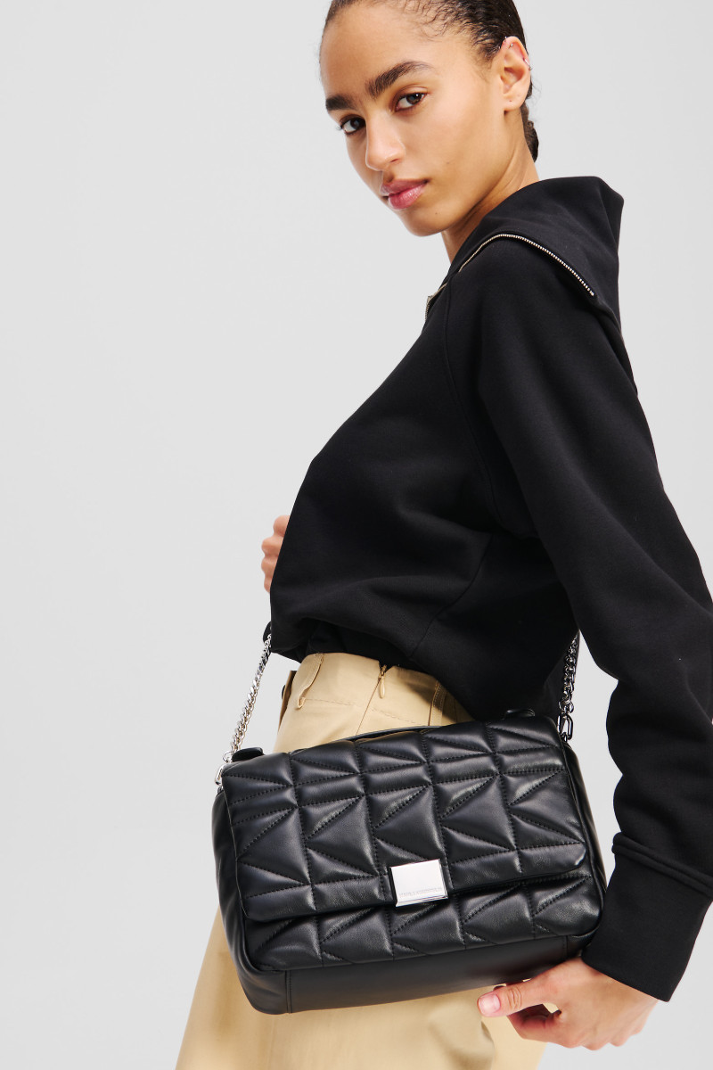 Crossbody Karl Lagerfeld K/Kuilt Top Handle Crossbody Black-Nickel
