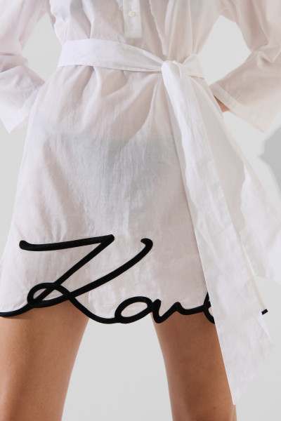 PLÁŽOVÉ OBLEČENÍ KARL LAGERFELD KARL DNA SIGNATURE BEACH DRESS - Fotografie č. 3
