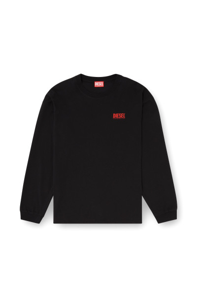 PÓLÓ DIESEL T-BOXT-LS-BISK T-SHIRT - Kép 4