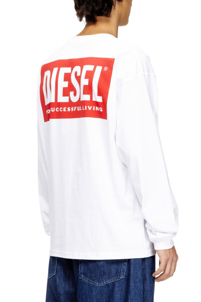 PÓLÓ DIESEL T-BOXT-LS-BISK T-SHIRT - Kép 2