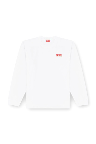 PÓLÓ DIESEL T-BOXT-LS-BISK T-SHIRT - Kép 4