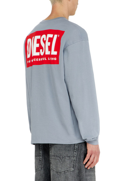 PÓLÓ DIESEL T-BOXT-LS-BISK T-SHIRT - Kép 2
