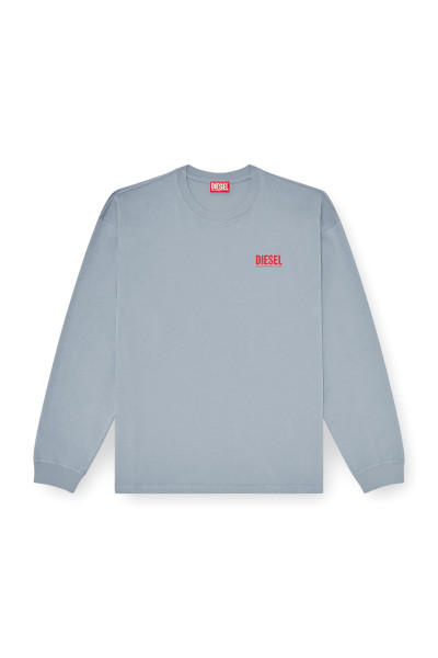 PÓLÓ DIESEL T-BOXT-LS-BISK T-SHIRT - Kép 4