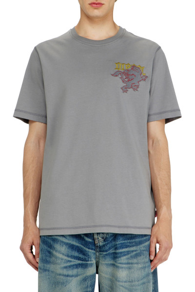 PÓLÓ DIESEL T-ADJUST-NOTCH T-SHIRT - Kép 1