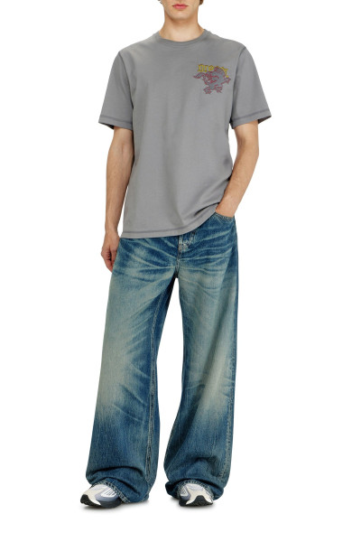 PÓLÓ DIESEL T-ADJUST-NOTCH T-SHIRT - Kép 3