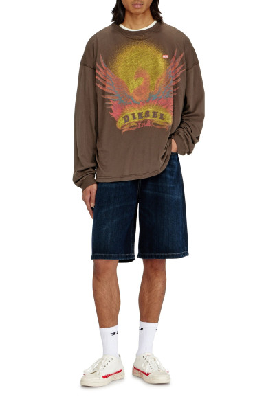 PÓLÓ DIESEL T-BOXT-LS-AA1 T-SHIRT - Kép 3