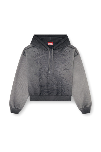 MELEGÍTŐ FELSŐ DIESEL F-SUNNY-HOOD SWEAT-SHIRT - Kép 4