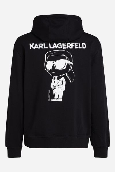 MELEGÍTŐ FELSŐ KARL LAGERFELD BIG IKON HOODIE - Kép 6